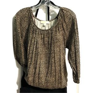 MICHAEL Michael Kors animal print top - size L